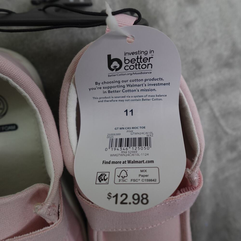 Wonder Nation Toddler Girl Moc Toe Shoes Pink Size 11 - Picture 5 of 10